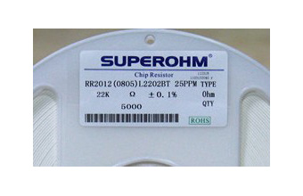 SUPEROHM 高精密薄膜贴片电阻规格书