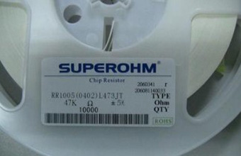 SUPEROHM 01005片阻规格书