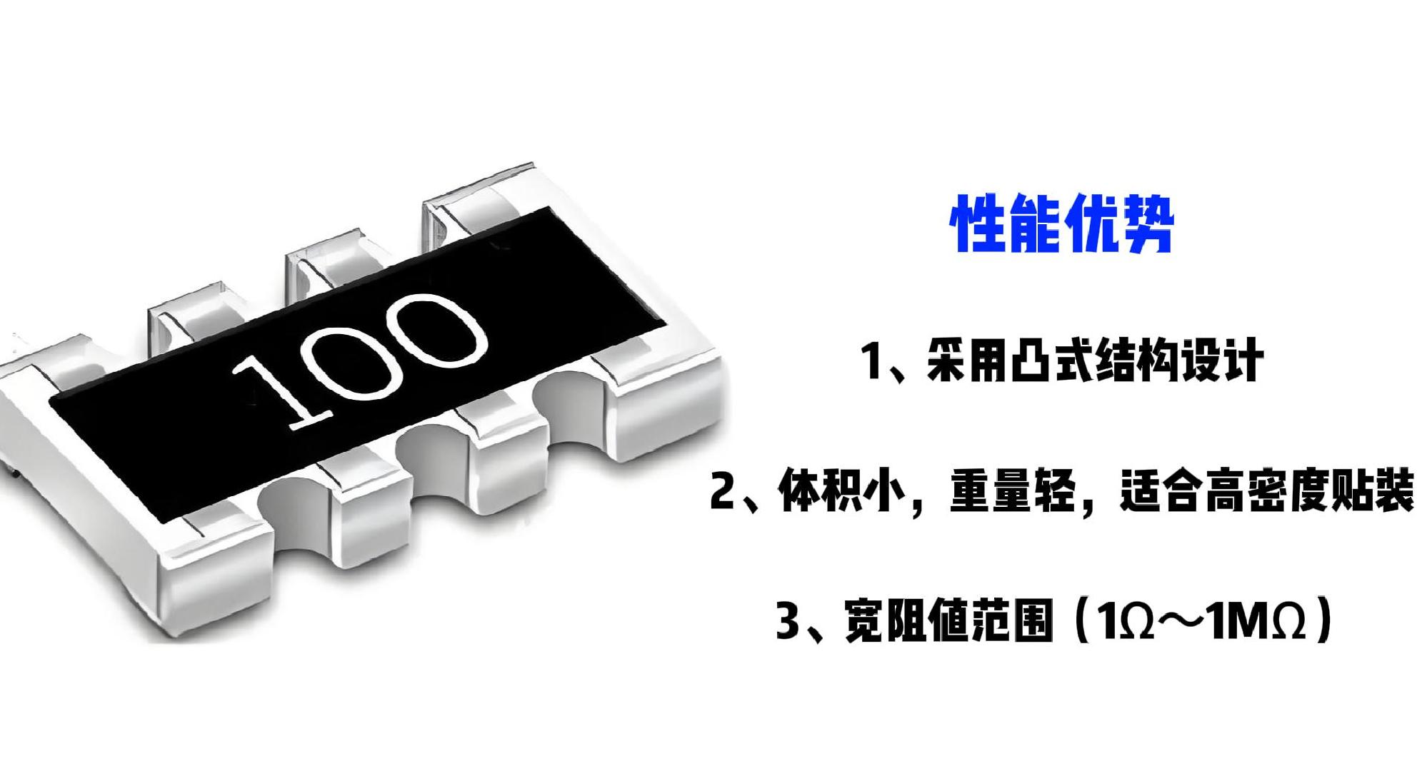 厚膜贴片排阻--凸式(CAV)